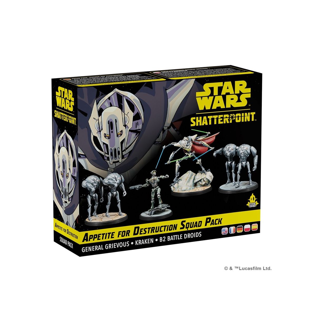 Appetite For destruction - General Grievous Squad Pack - Star Wars Shatterpoint - Atomic Mass Games