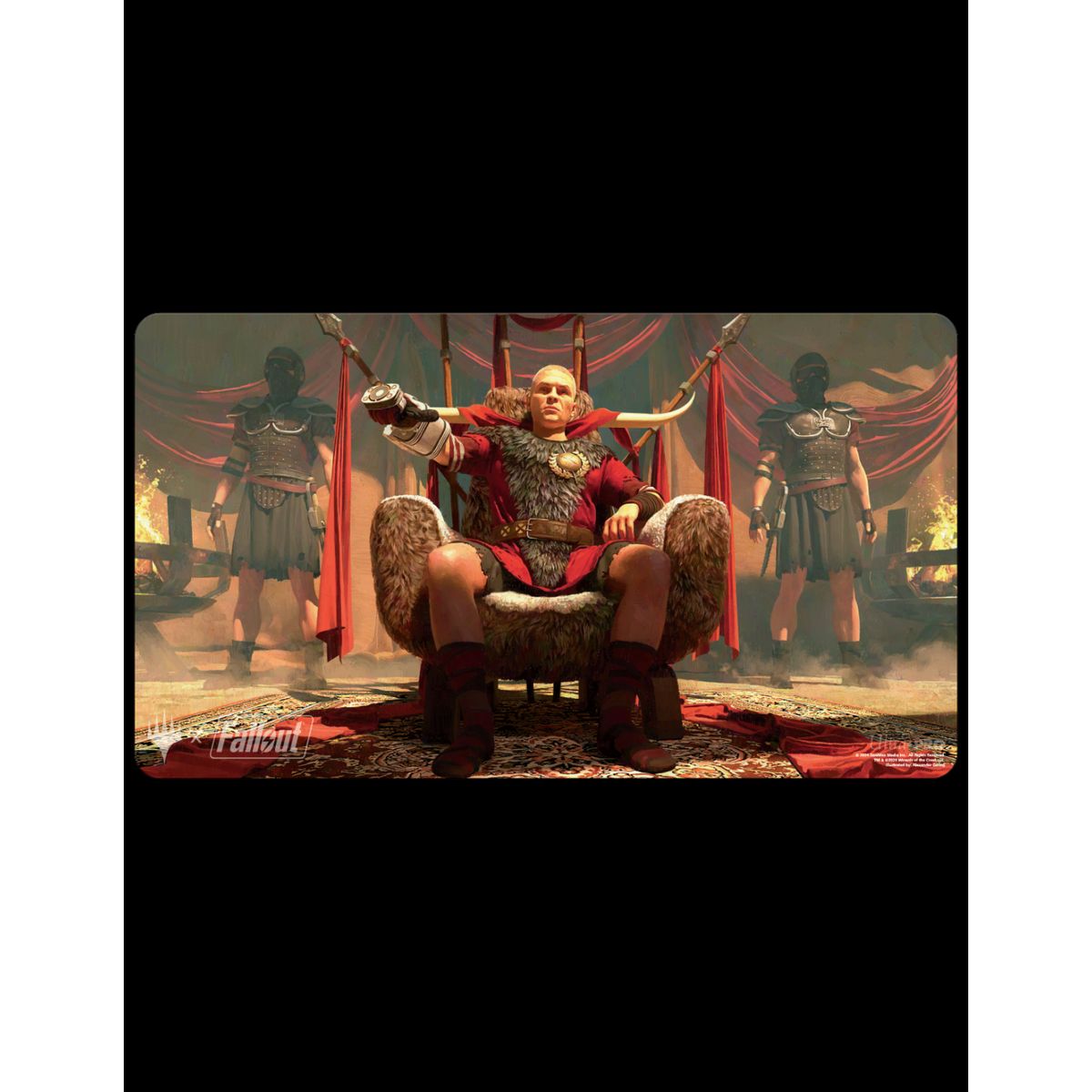 Caesar, Legion's Emperor Playmat - Fallout - Magic The Gathering - Ultra Pro