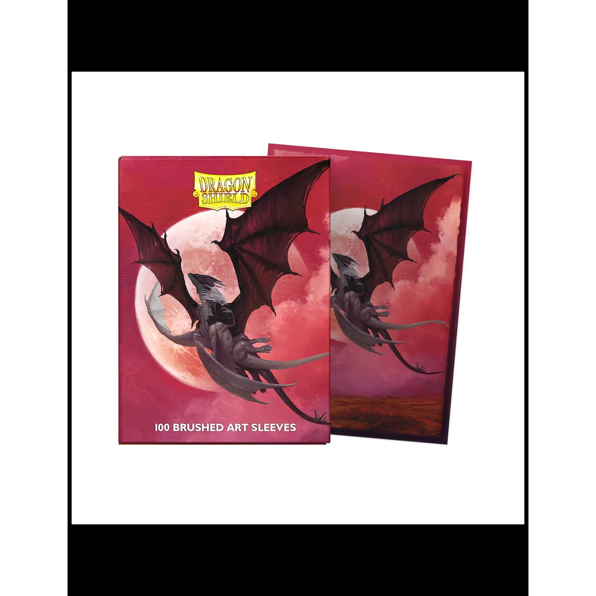 Brushed art sleeves - Valentine Dragons 2024 - 100 stk - Dragon Shield