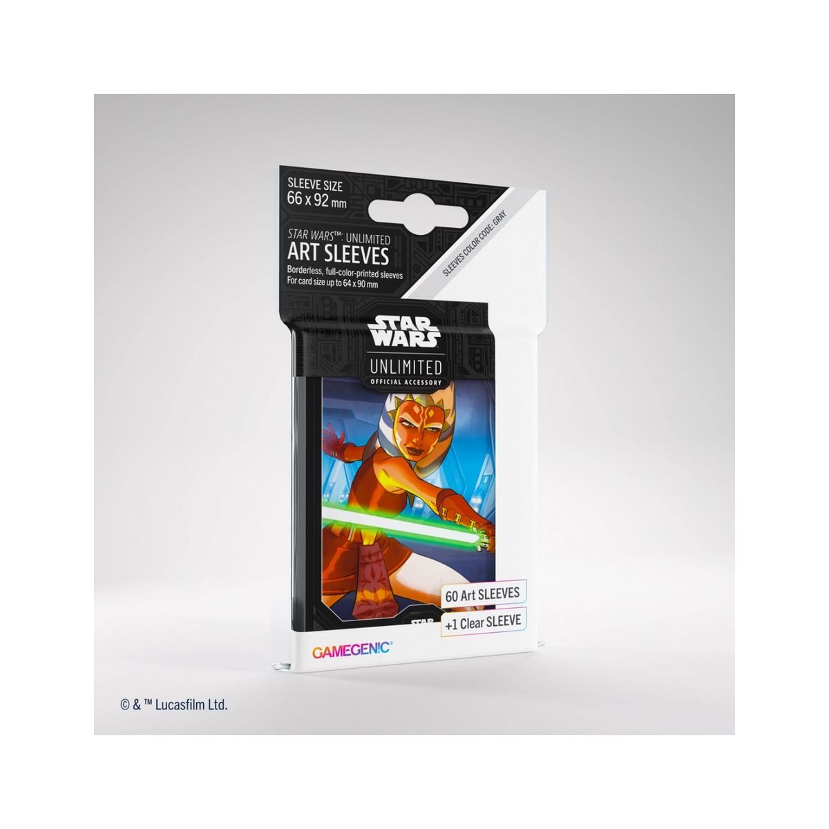 Star Wars Unlimited Art Sleeves, Ahsoka Tano - 60 stk - plastiklommer - Gamegenic