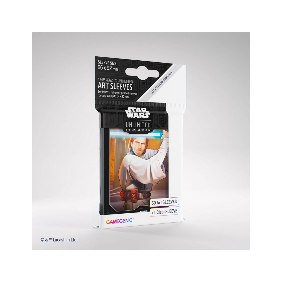 Star Wars Unlimited Art Sleeves, Obi-Wan Kenobi - 60 stk - plastiklommer - Gamegenic