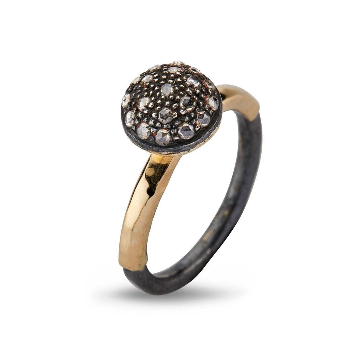 By Birdie Victoria Rose 14 Karat Guld Ring med 14 Karat Guld og Brillanter 0,35 Carat