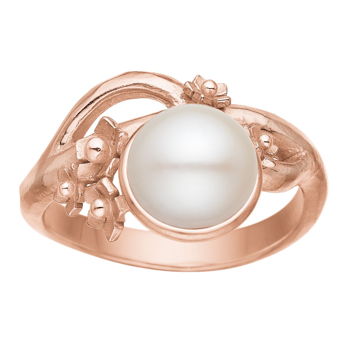 Rabinovich, Innocent Pearl Ring, Pink Forgyldt