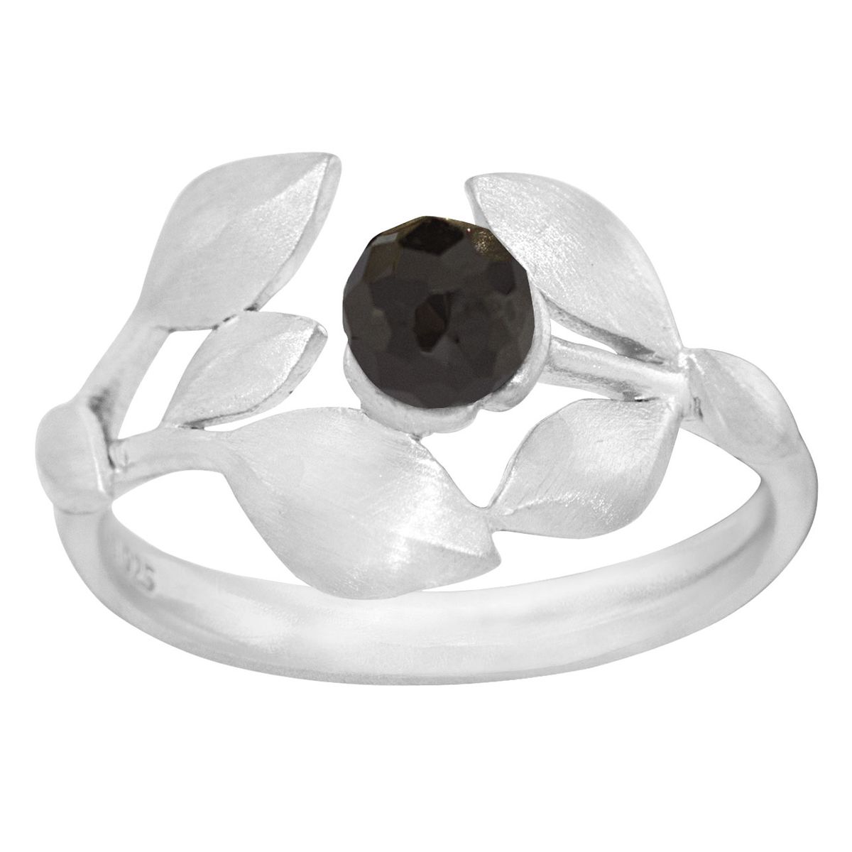 Rabinovich, Elegant Touch Ring, Black Spinel/Sølv