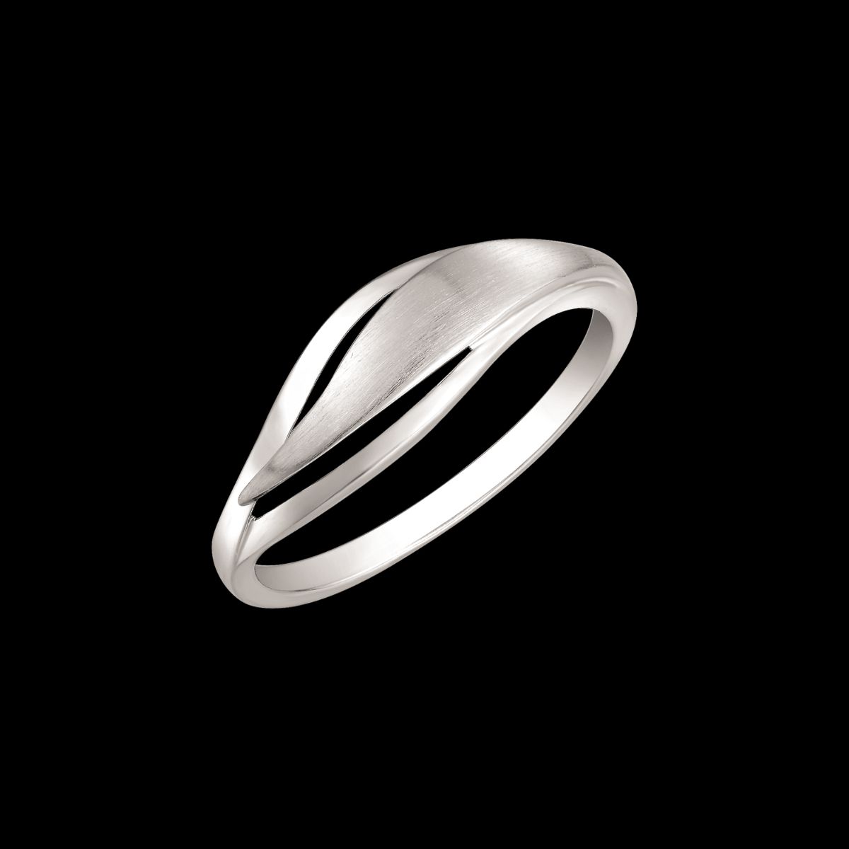 Støvring Design Ring i Rhodineret Sølv 12237071