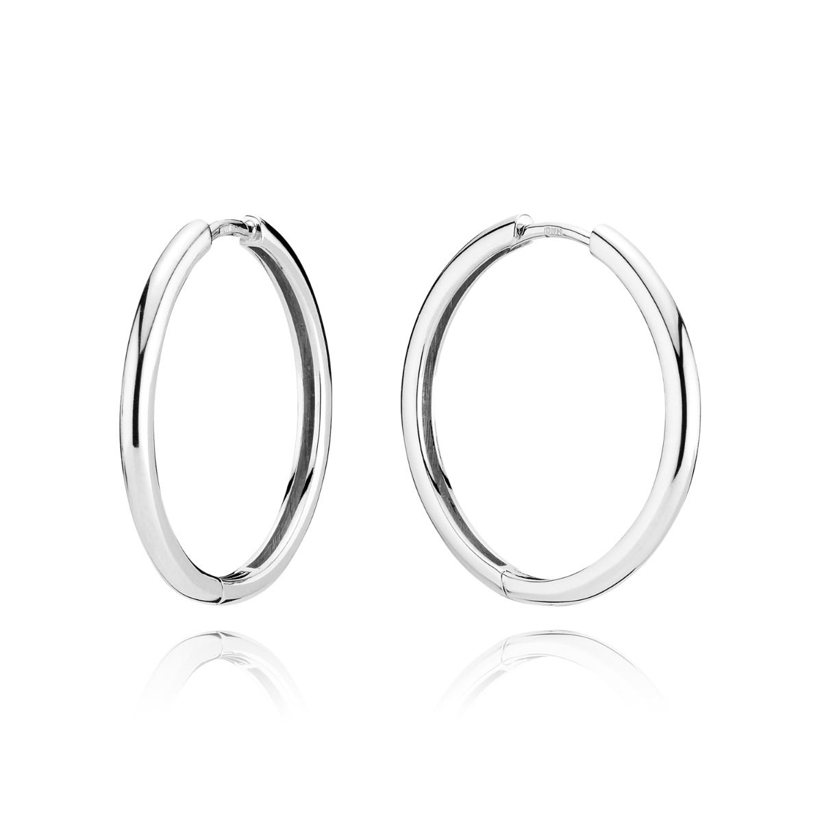 BNH Knæk Creol 2,2/20 Mm Sterling Sølv Øreringe