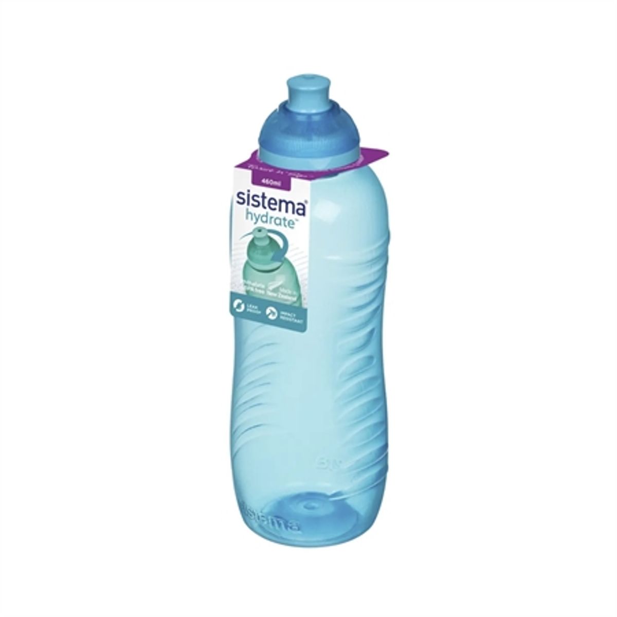 SISTEMA Drikkedunk Twist n' Sip 460ml Blue