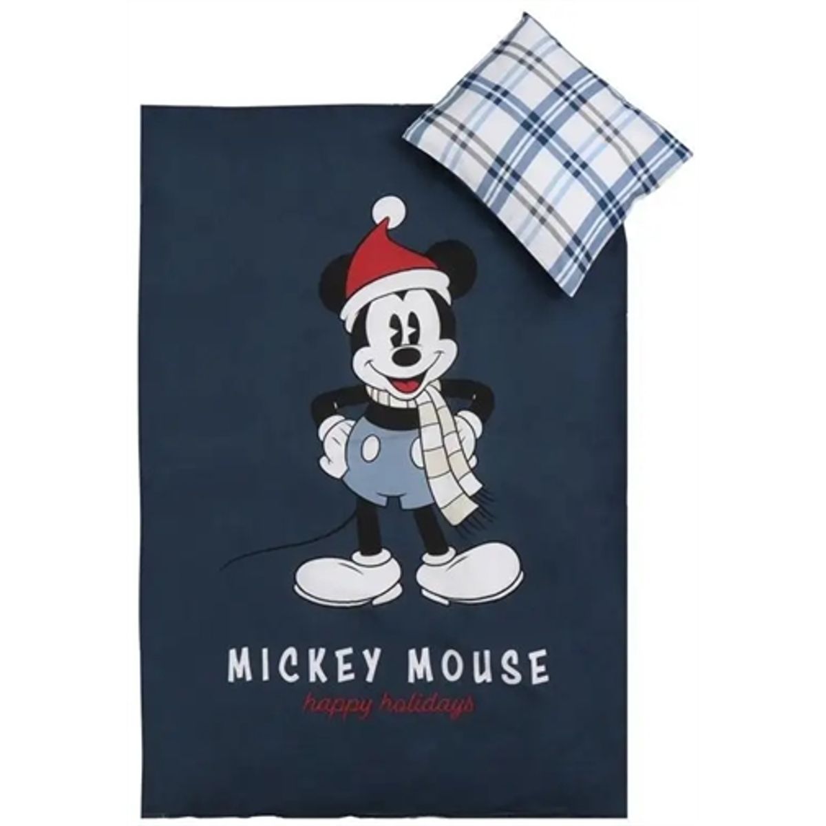 Mickey Mouse Julesengetøj - 100x140 cm - Junior sengesæt i 100% blødt bomuld