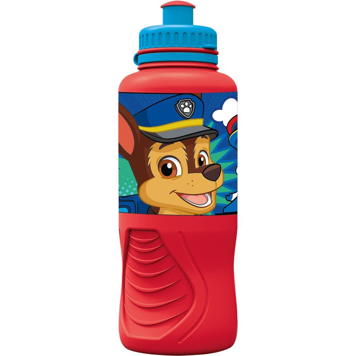 Paw Patrol rød drikkedunk - Drikkedunk med tud til børn - Marshall og Chase