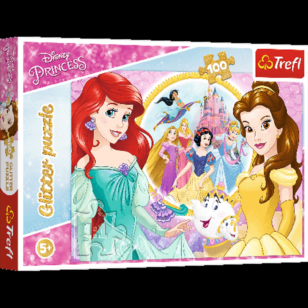 Disney Prinsesser Bell og Ariel - 100 brikker