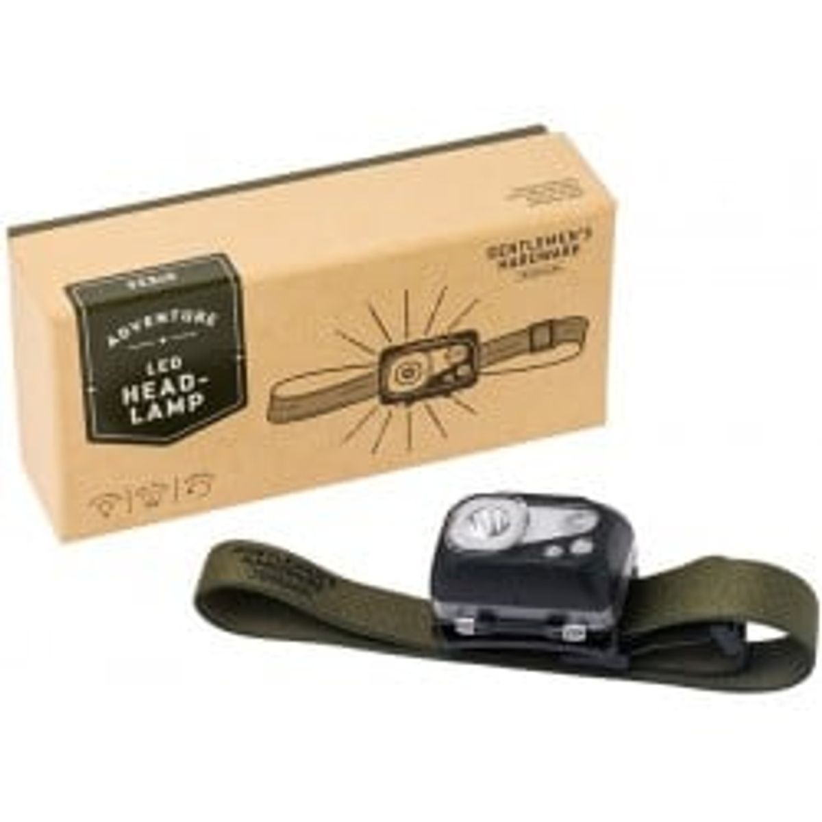 Gentlemen's Hardware Adventure LED Headlamp - Pandelampe