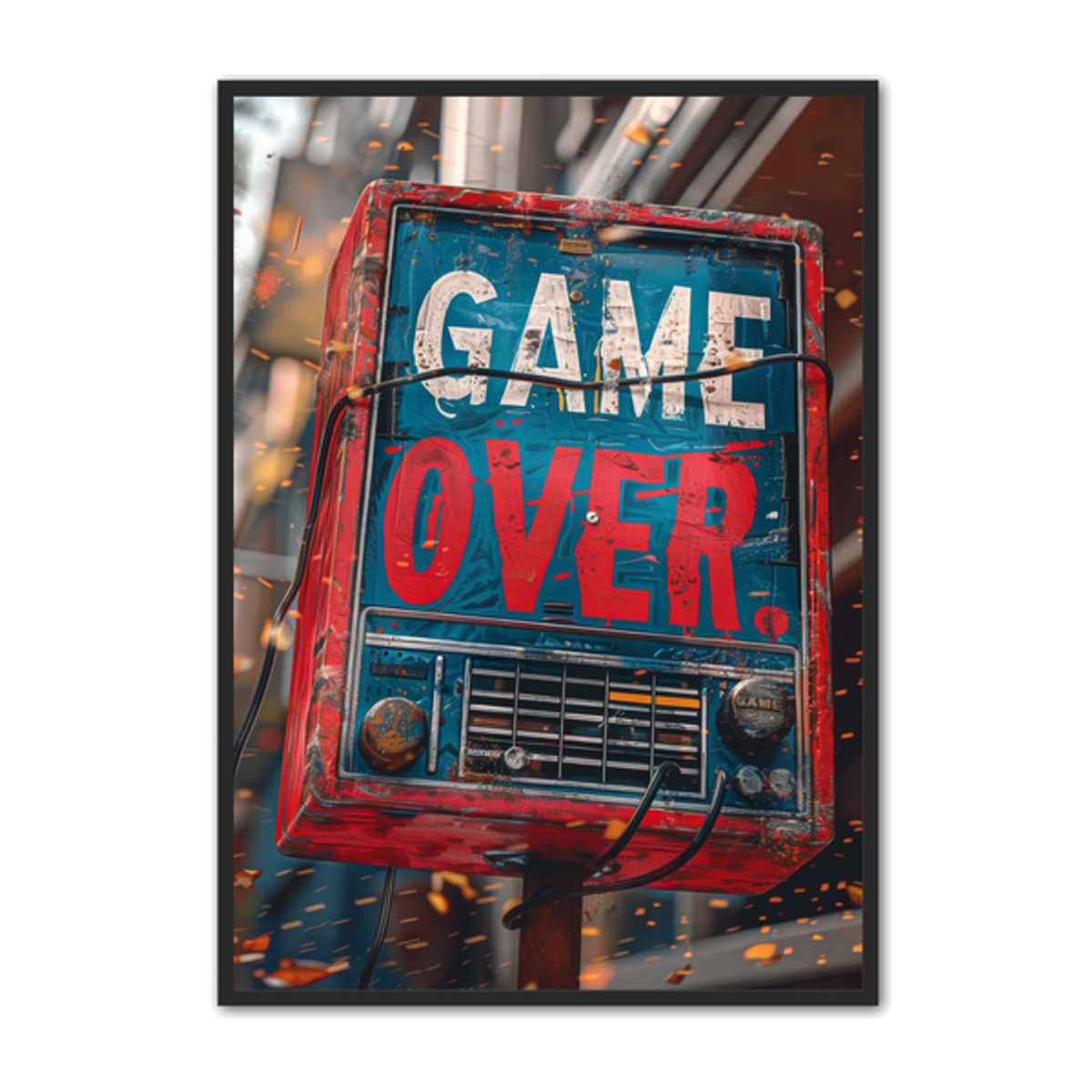 Gamer Plakat 9 - Game Over