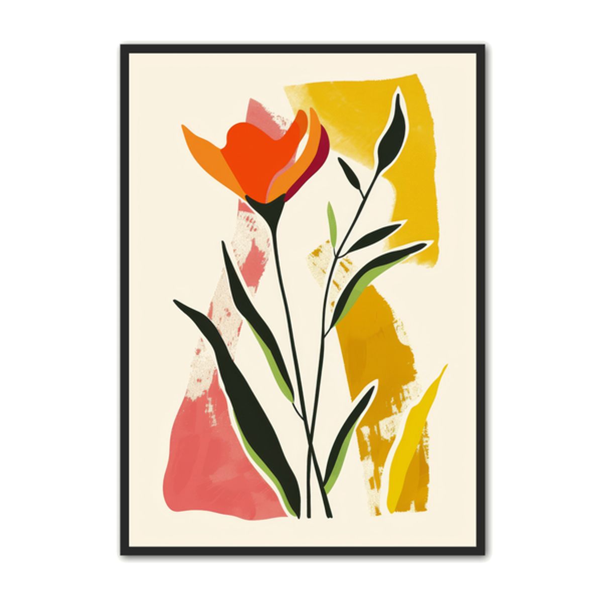 Minimalistisk Plakat 27 - Blomster