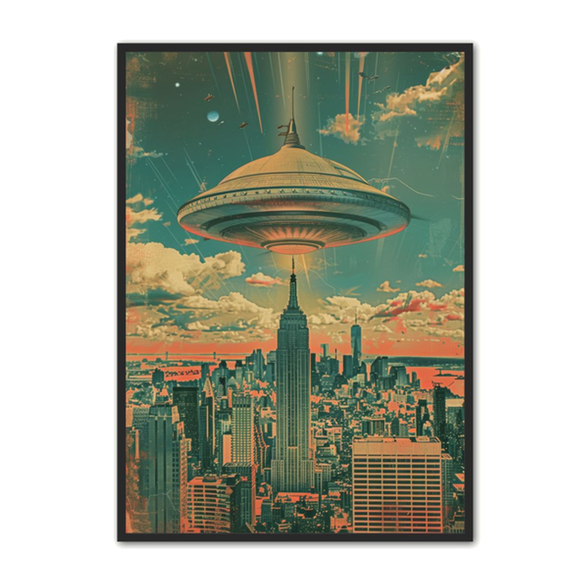 Science Fiction Plakat 23 - Retro