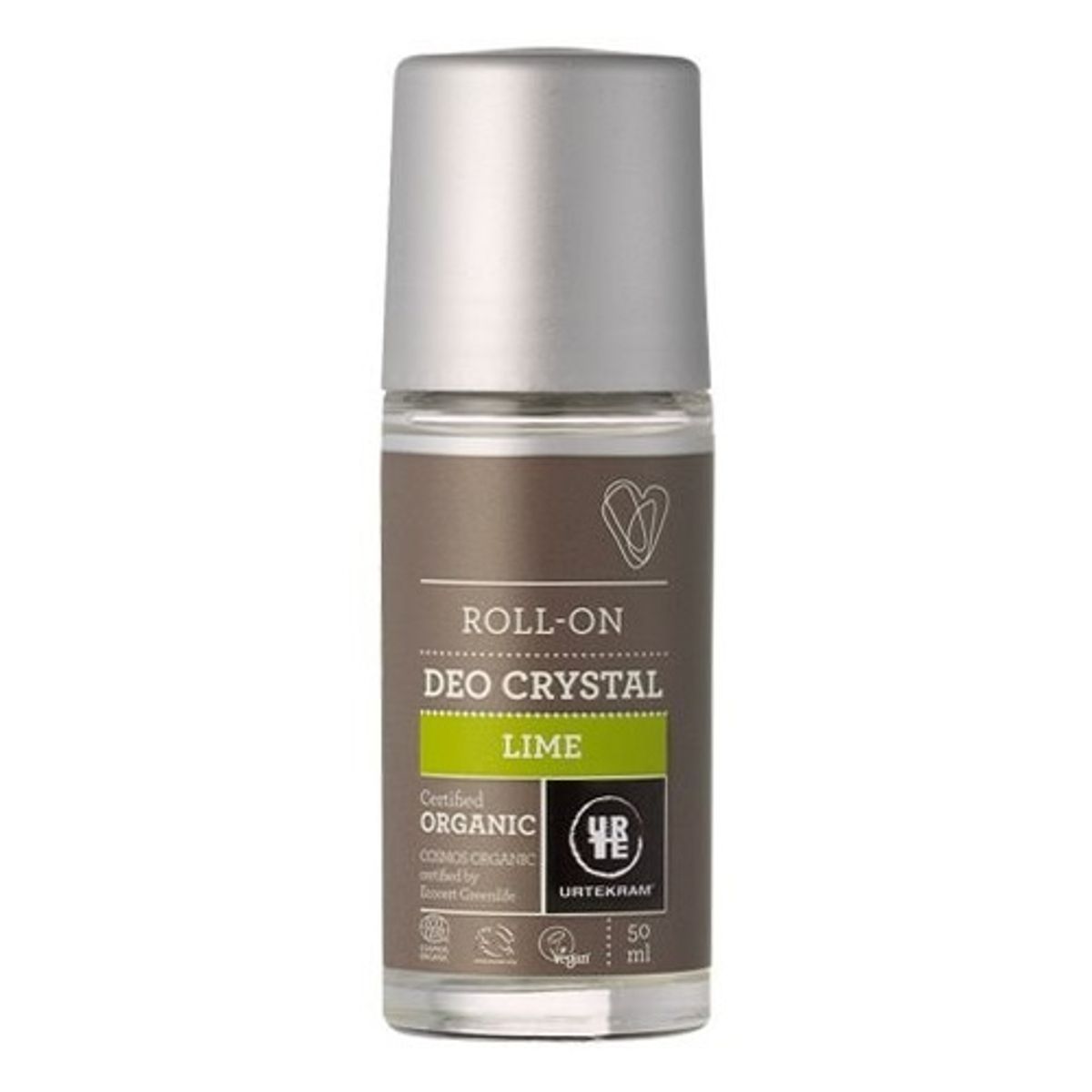 Urtekram deo crystal lime, 50ml.