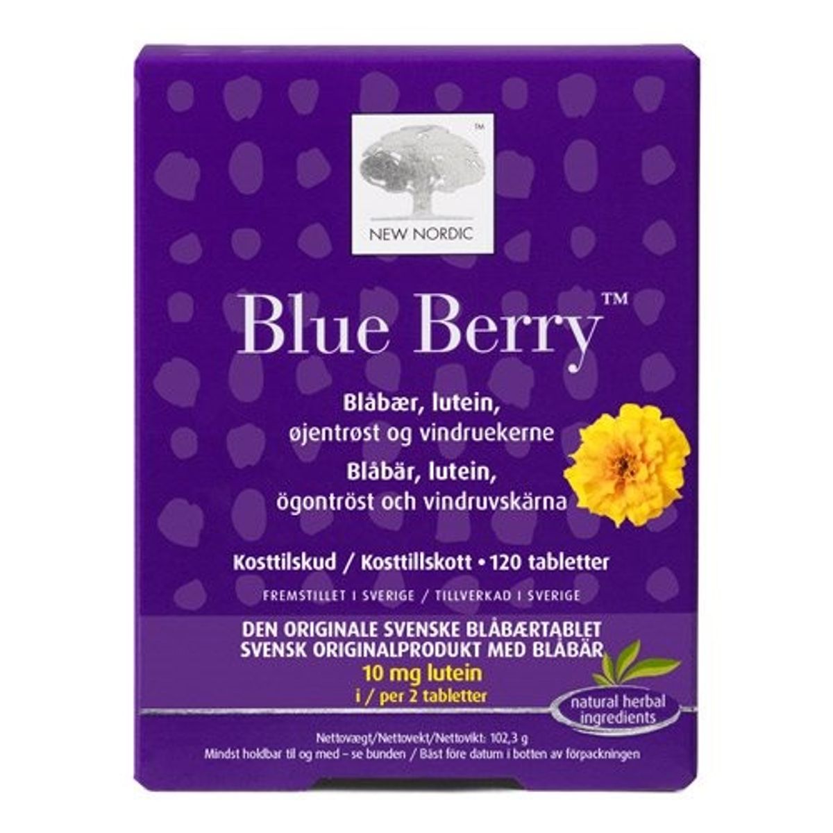 Blue Berry original, 120tab.