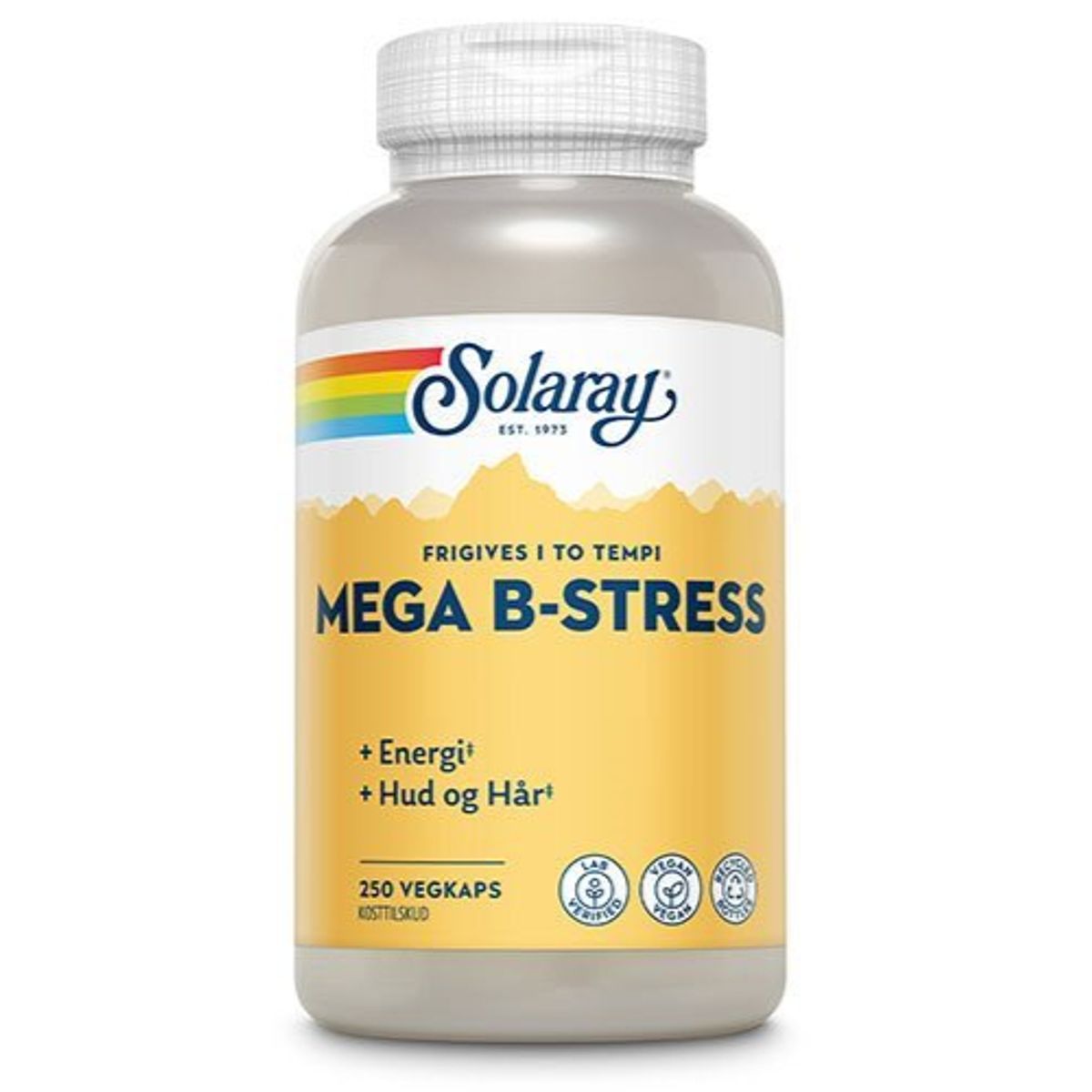 Solaray Mega B-stress - 250 kapsler