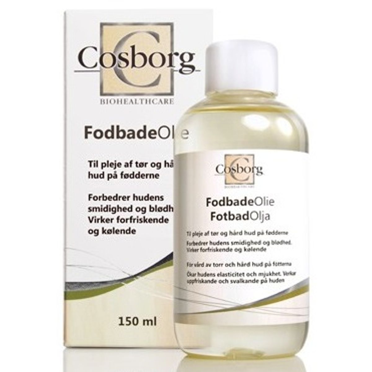 Cosborg Fodbadeolie, 150ml.