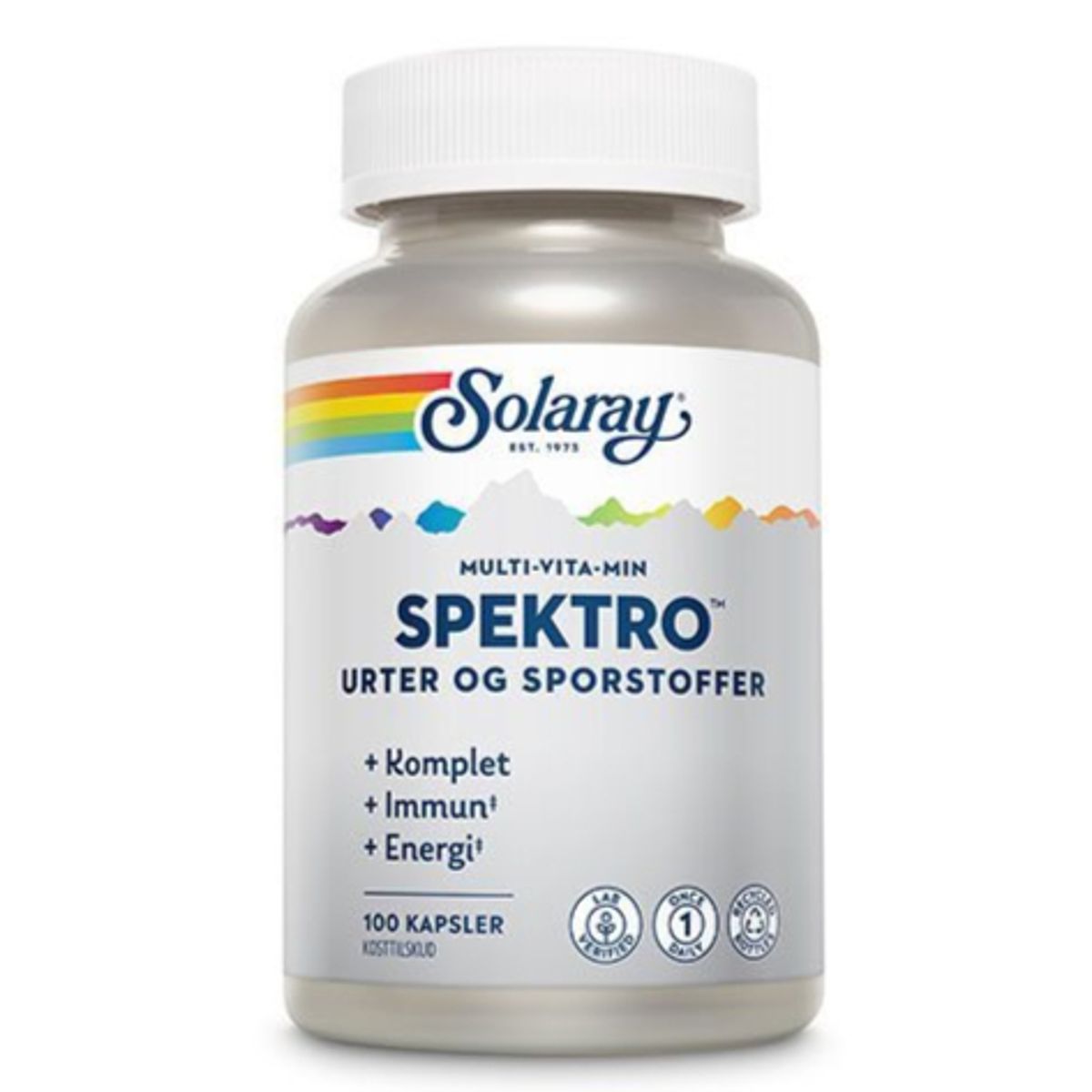 Spektro m. jern Multi vitamin 100 kapsler