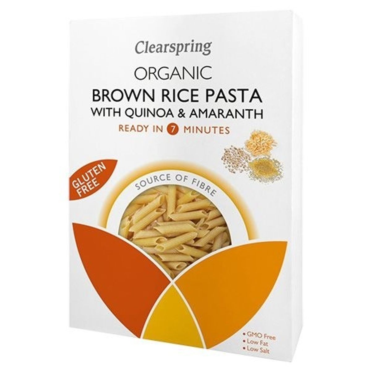 Clearspring Brune ris penne m quinoa & amaranth Økologisk 250g