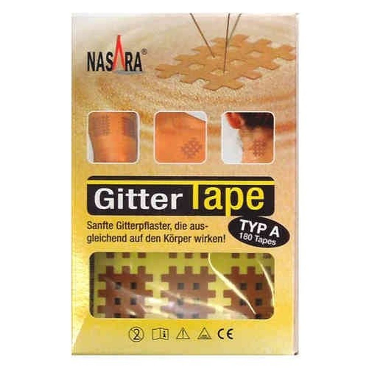 Gittertape TYP A 180 stk. Nasara