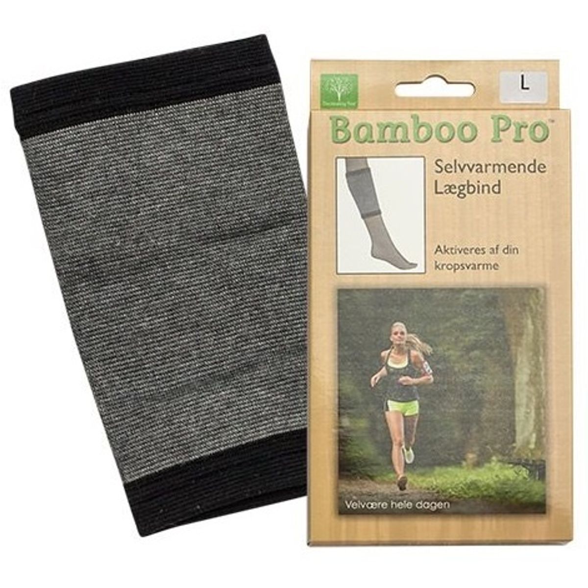 Bamboo Pro Lægbind, Str. L selvvarmende 1stk