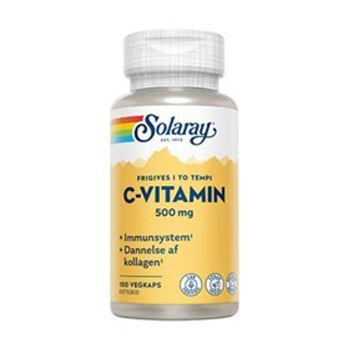 Solaray C-vitamin 500 mg - 100 kap.