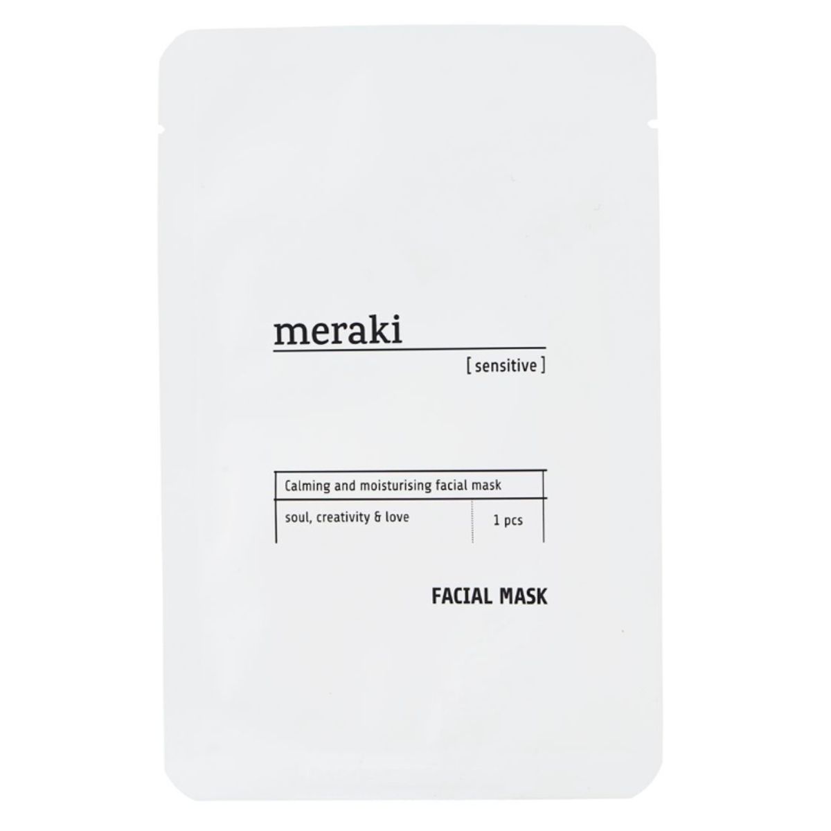 Meraki Ansigtsmaske, sensitive, 1 stk./Pk