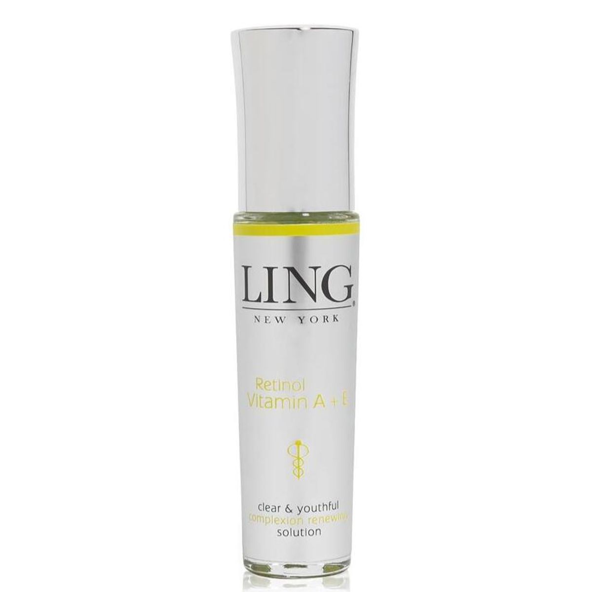 Ling Skincare Retinol Vitamin A + E Clear and Youthful Complexion Renewing Solution, 30ml.