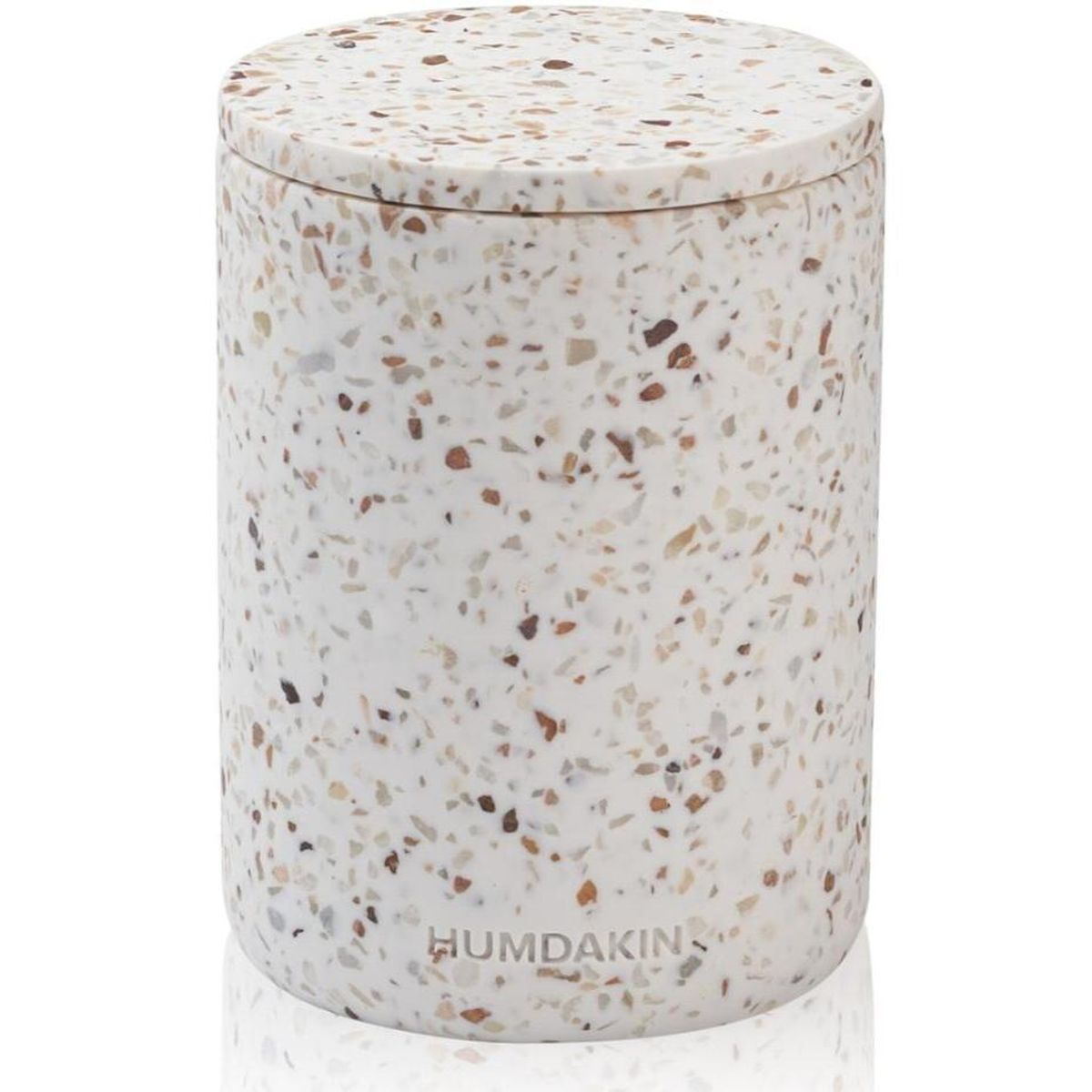 Humdakin LUCCA Terrazzo Vase med låg, rød/beige