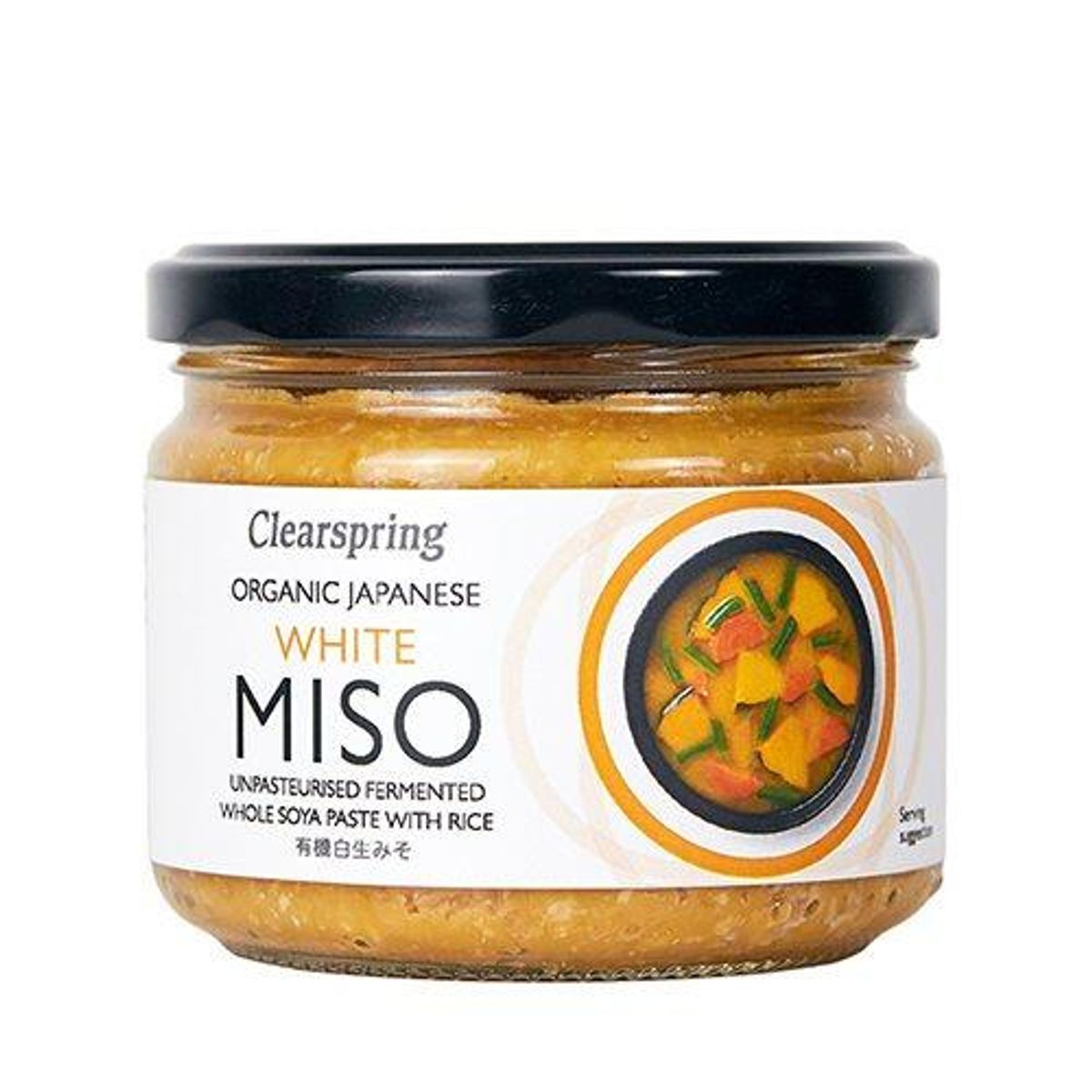 Clearspring Miso White Rice Ø upasteuriseret, 270g