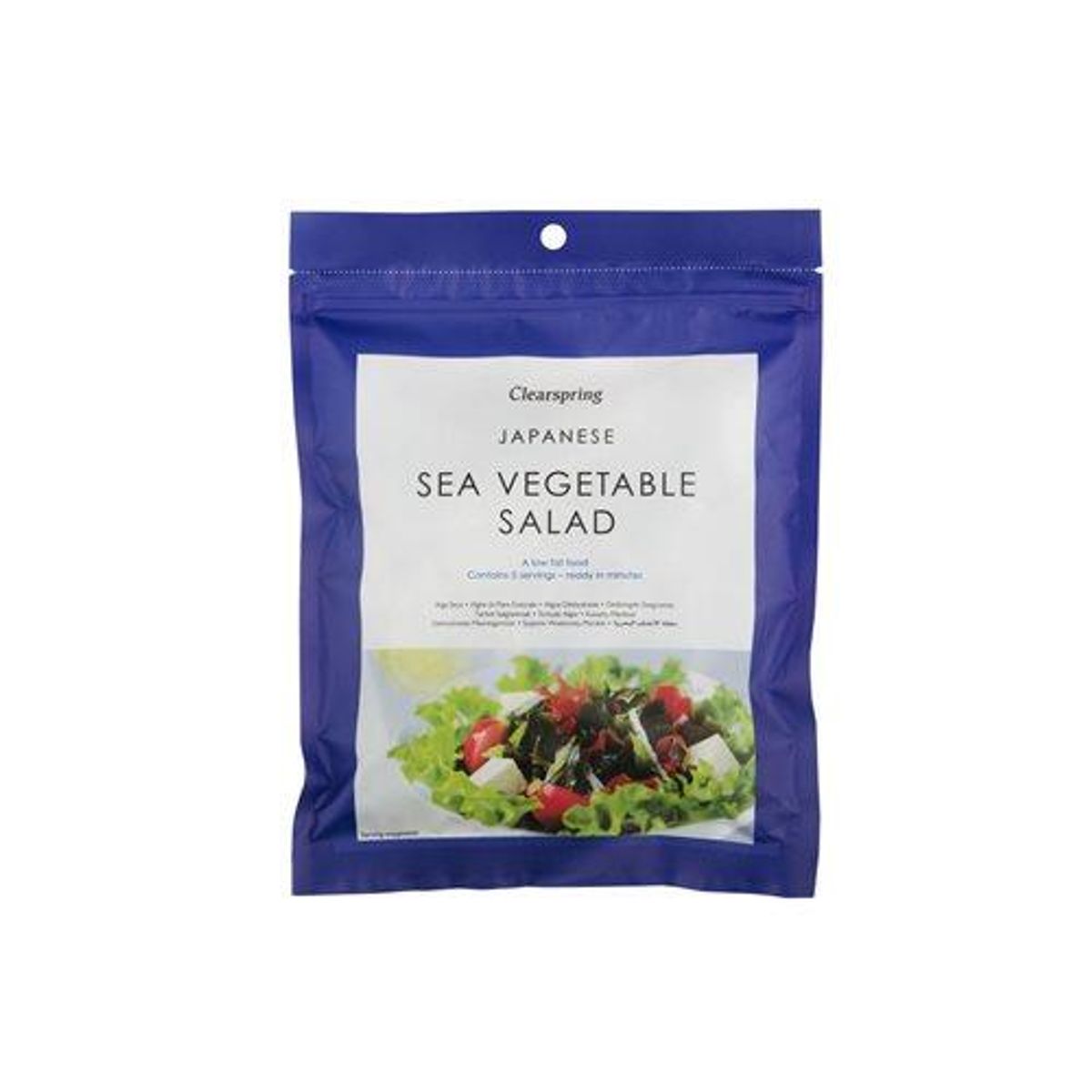 Clearspring Sea Vegetable Salad Wakame, agar & aka tsunomat, 25g