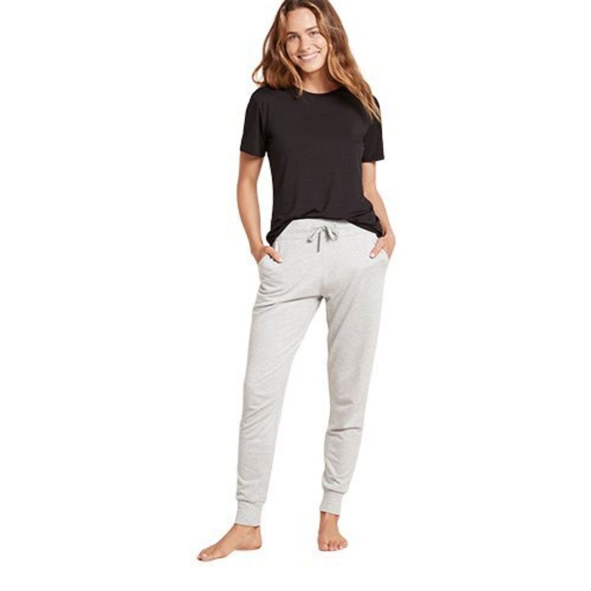 Boody Women´s Weekend Jogger Grey Marl str. M