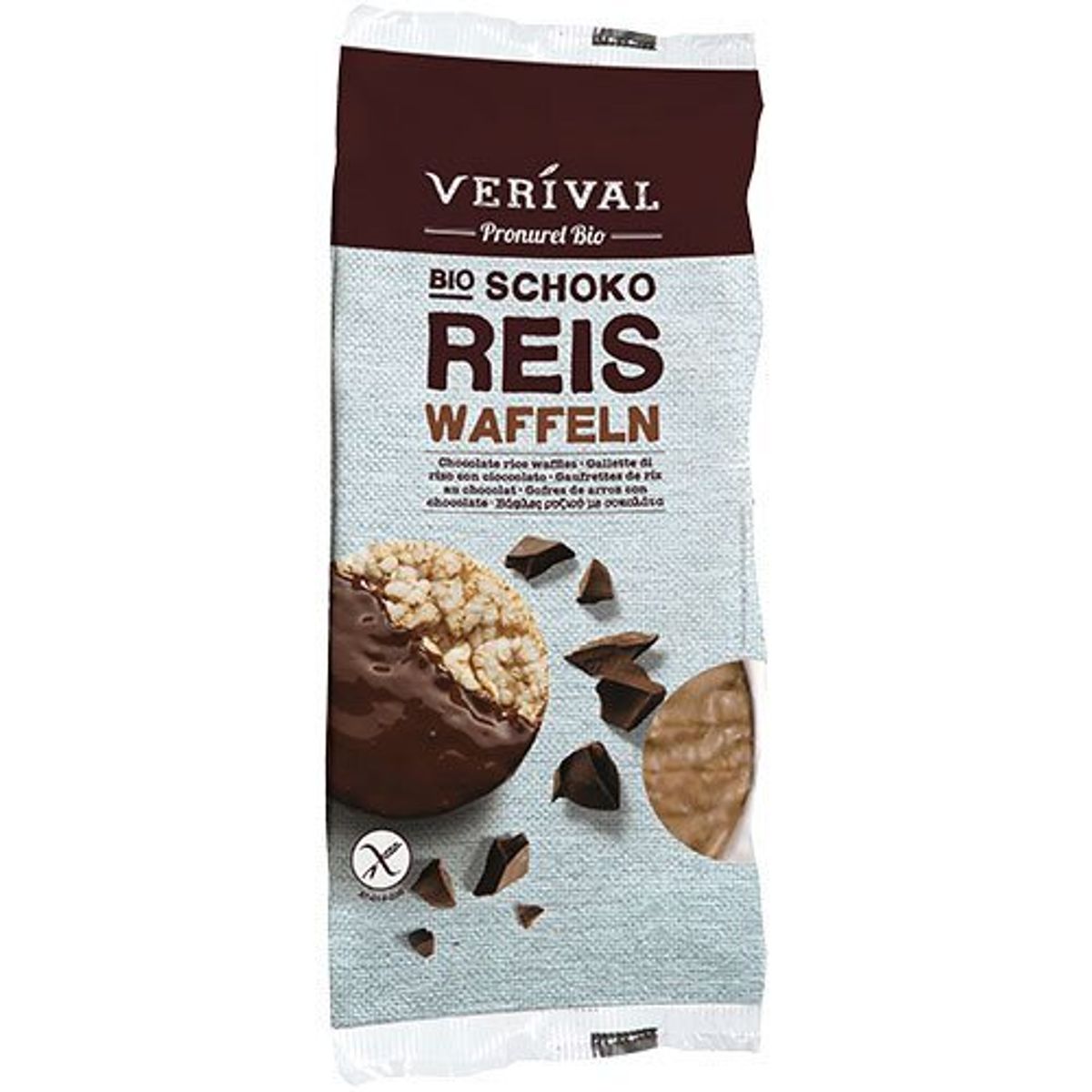 Verival Bio Choko Ris Vafler Ø, 100g.