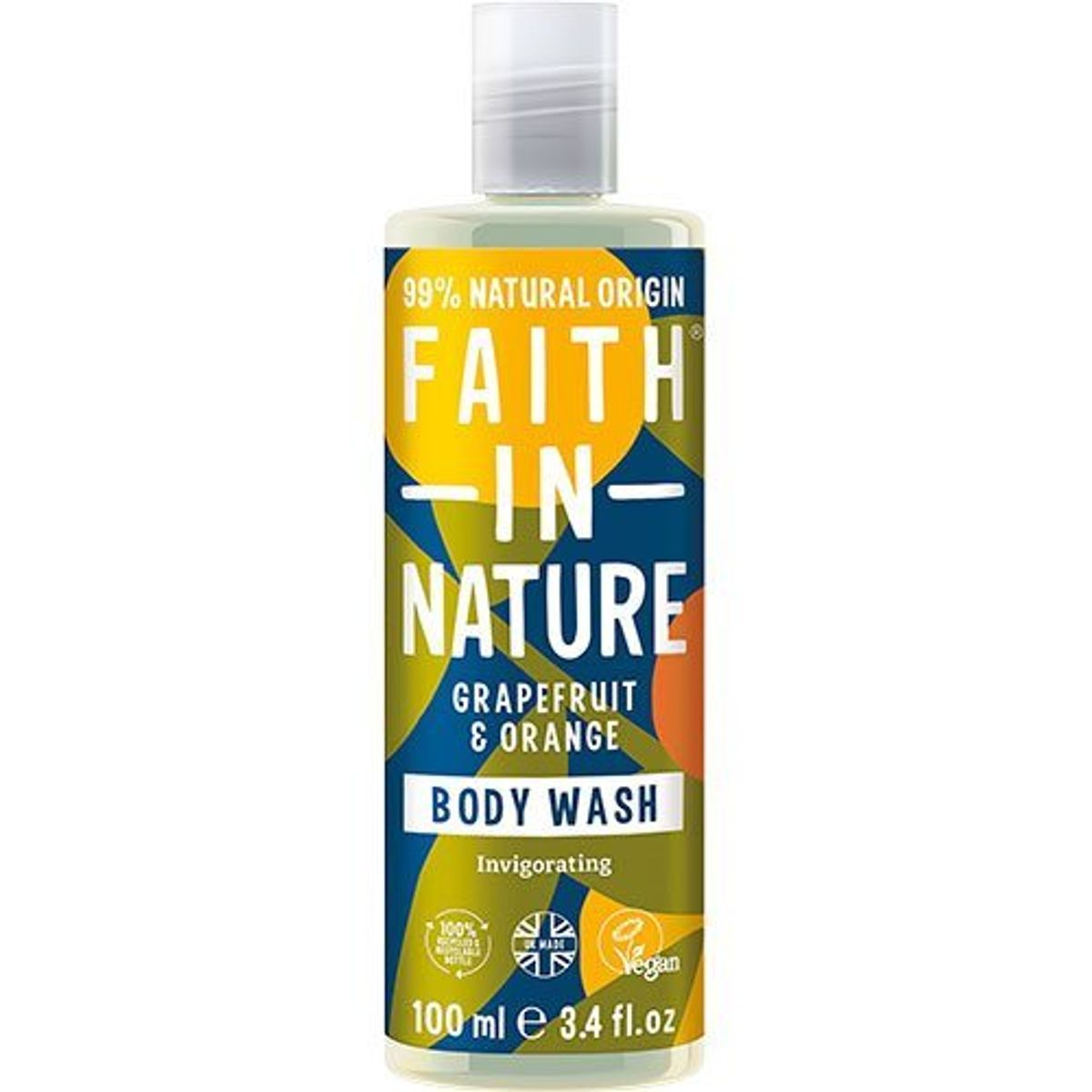 Faith in Nature Body wash grape & orange, 100ml