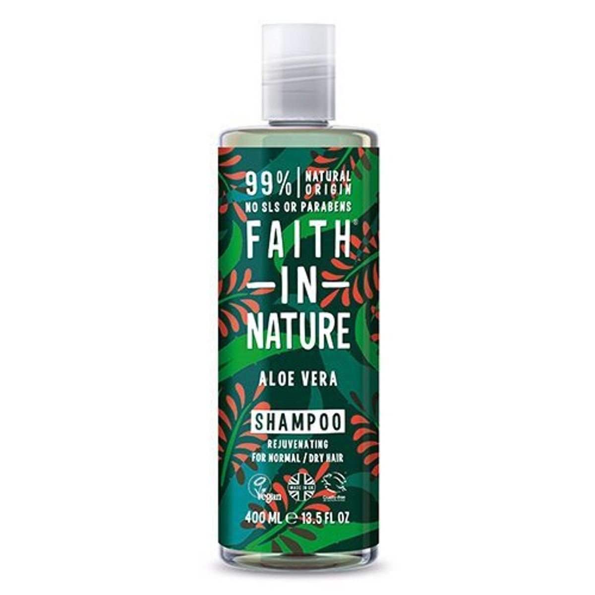 Faith in Nature Shampoo aloe vera, 400ml