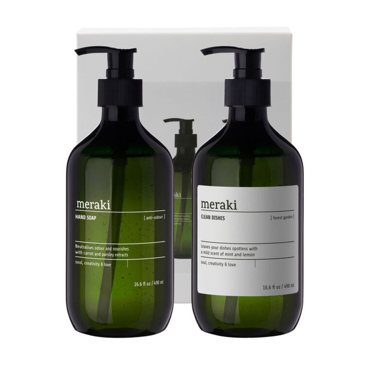 Meraki Gaveæske, Kitchen essentials, 2 x 490ml.