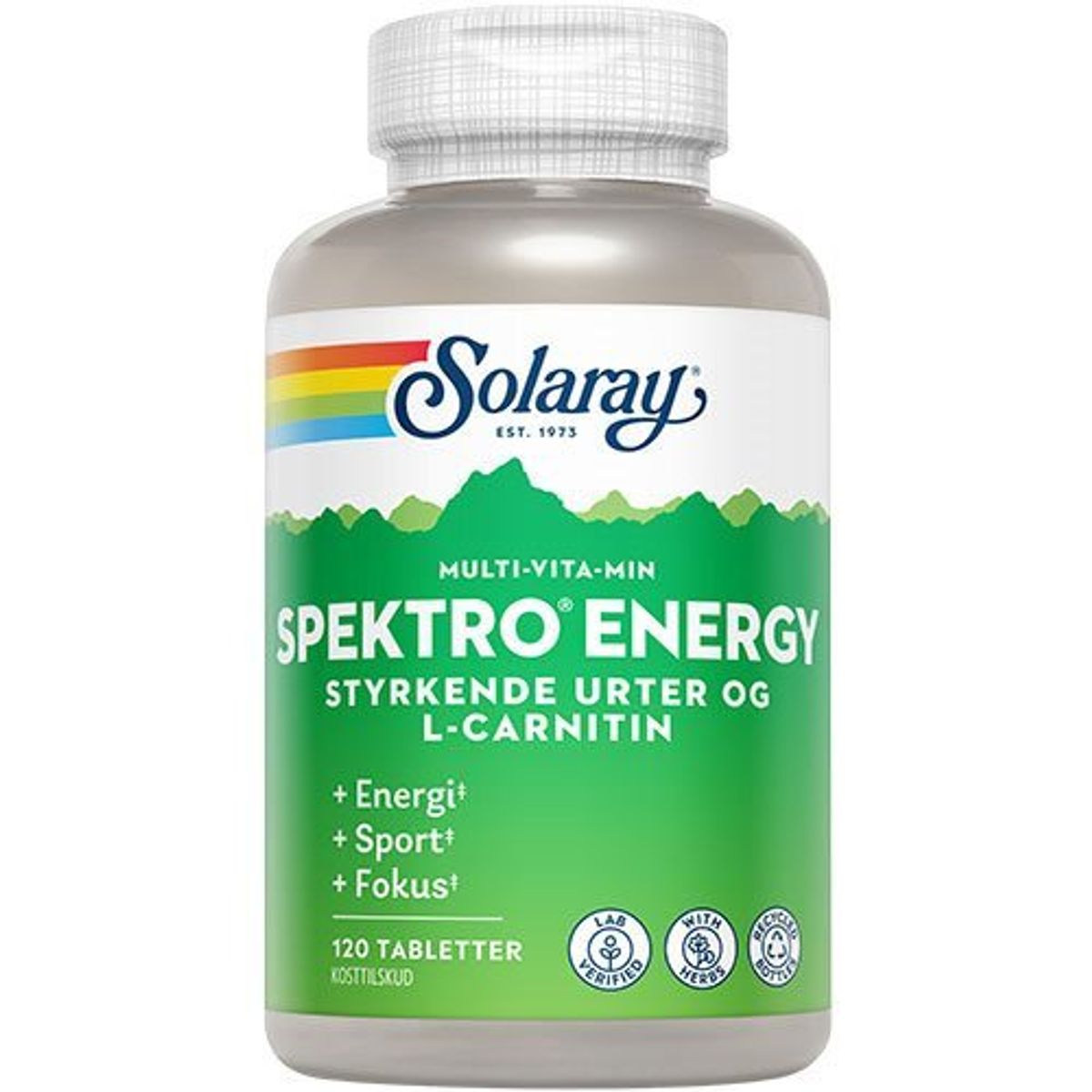 Solaray Spektro Energy, 120tab