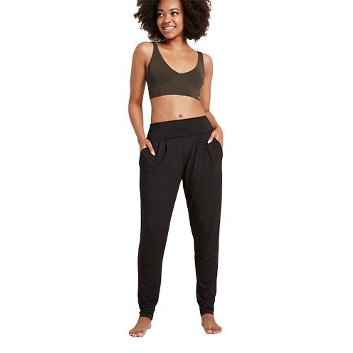 Boody Downtime Lounge Pants sort str. XL