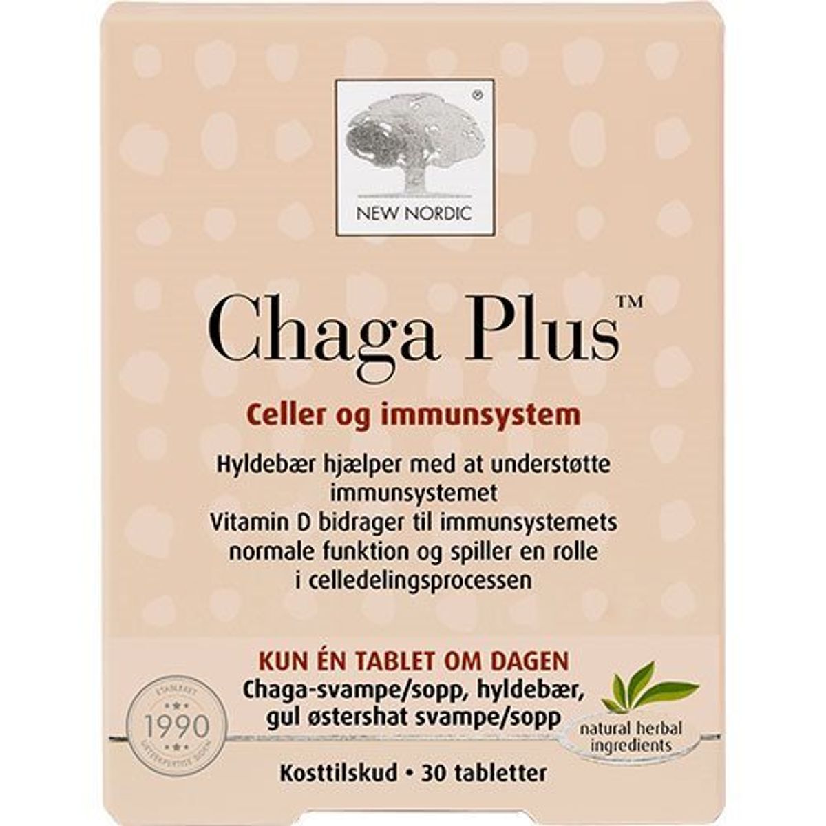 New Nordic Chaga Plus, 30tab.