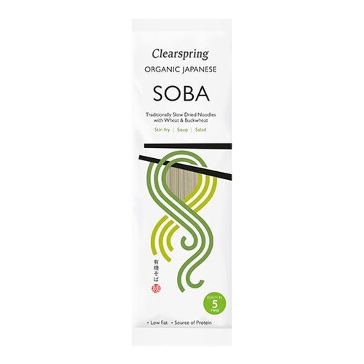 Clearspring Soba nudler (hvede & boghvede) Ø, 200g