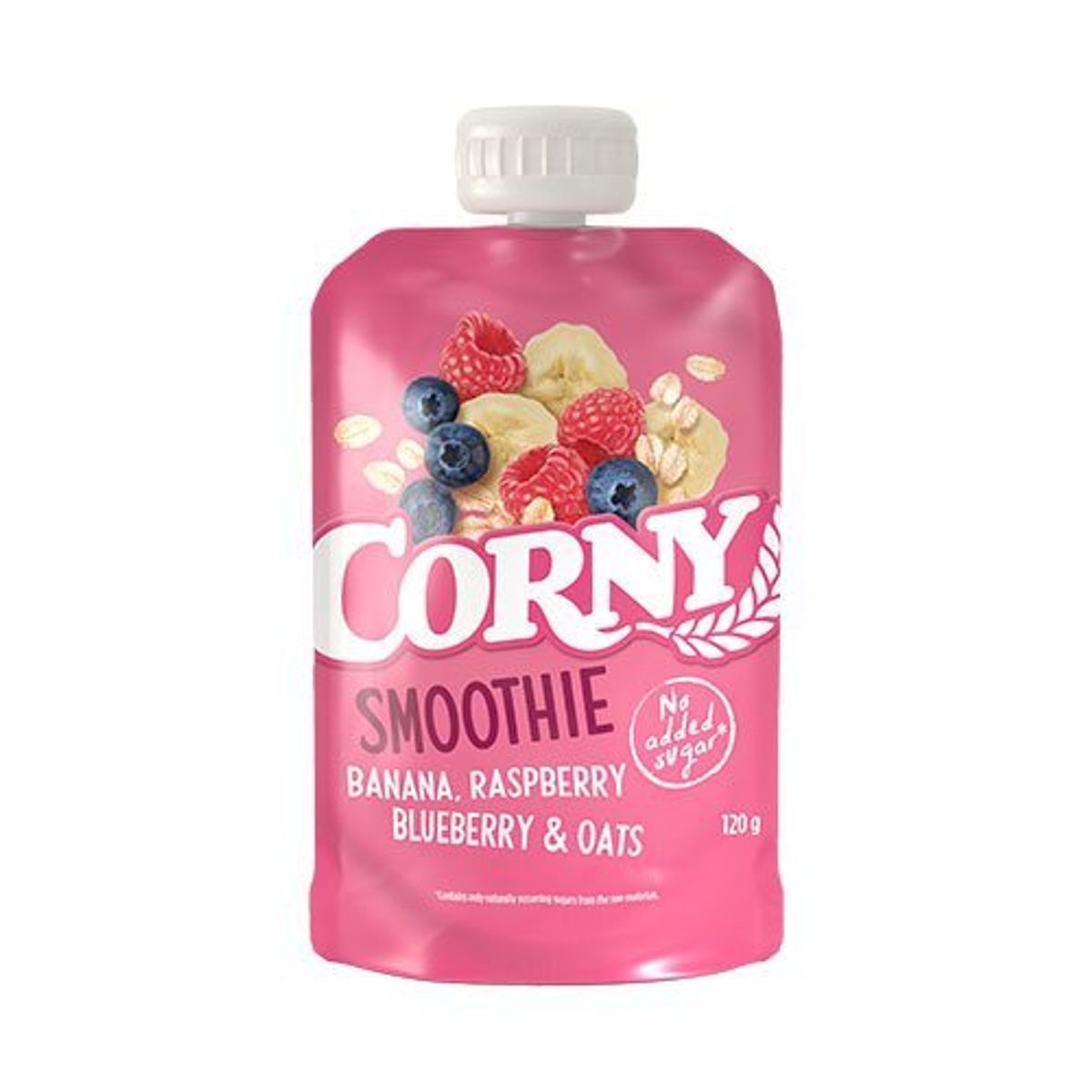 Corny Smoothie, Banana,Raspberry, Blueberry & Oats, 120g