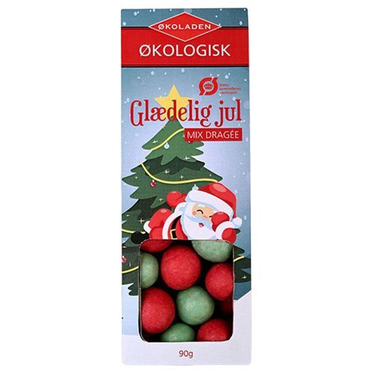 Økoladen Glædelig Jul Mix Dragée Ø, 90g.