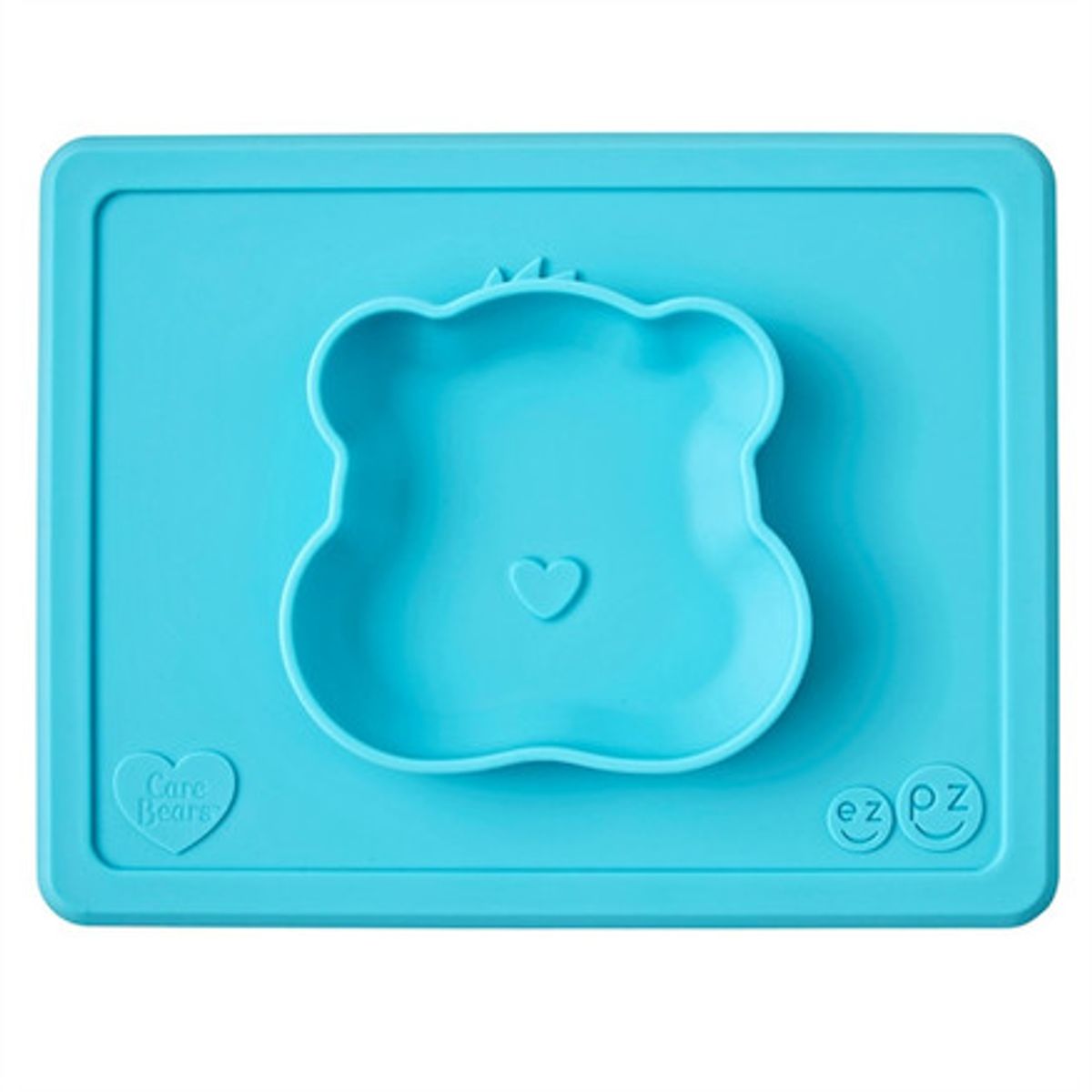 EZPZ Care Bears - 1 rums tallerken - Turkis