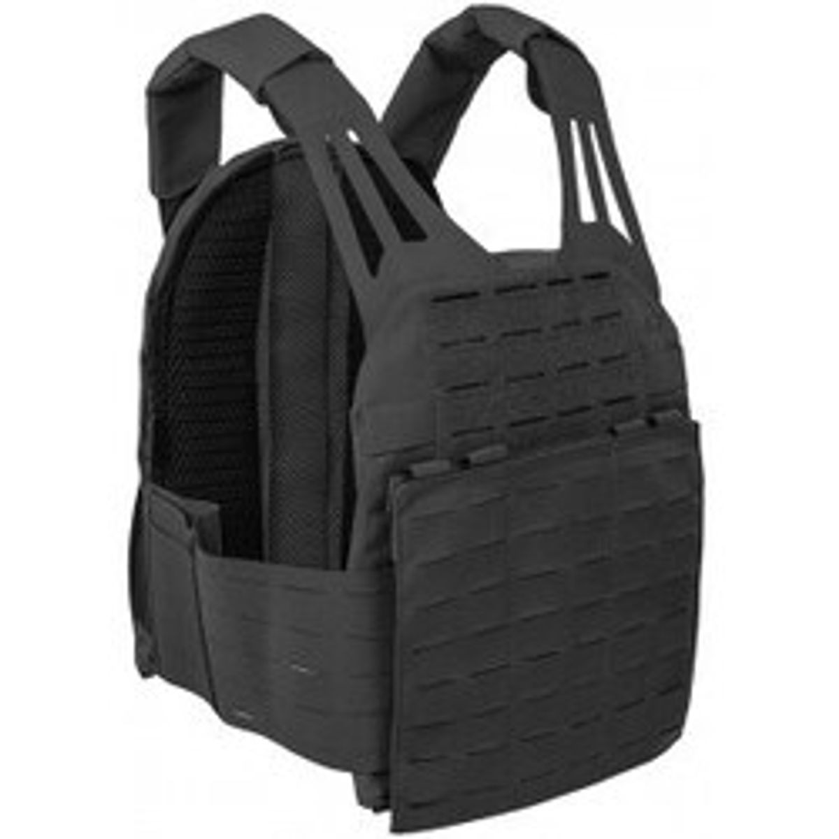 Tasmanian Tiger Tt Plate Carrier Lc - Black - Str. Stk - Taske