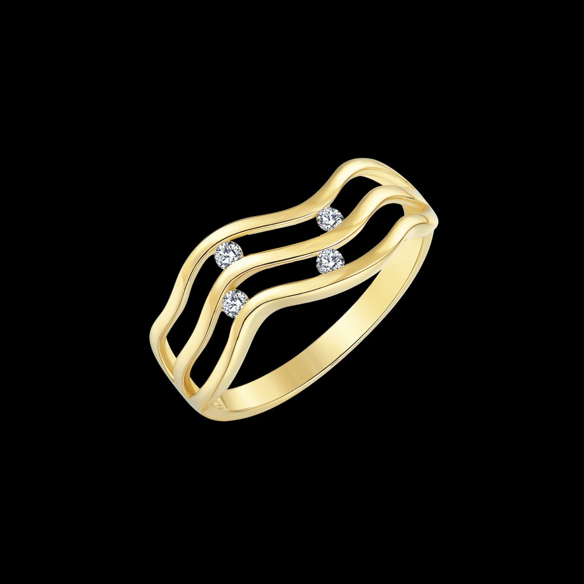 Støvring Design Ring i 14 Karat Guld 72251017