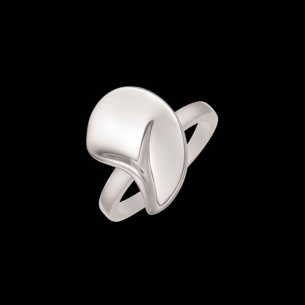 Støvring Design Rhodineret Sølv Ring 12254013