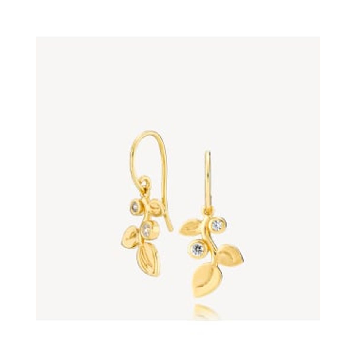 Izabel Camille Amber Earrings Forgyldt Sølv Øreringe