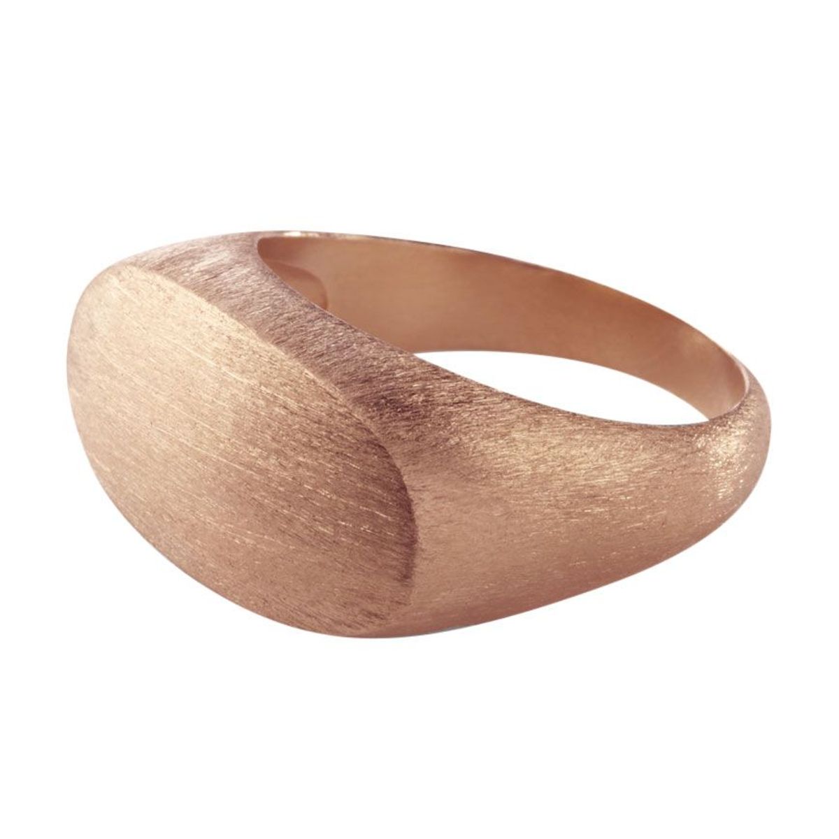 Pernille Corydon Oval Statement Rosaforgyldt Sølv Ring