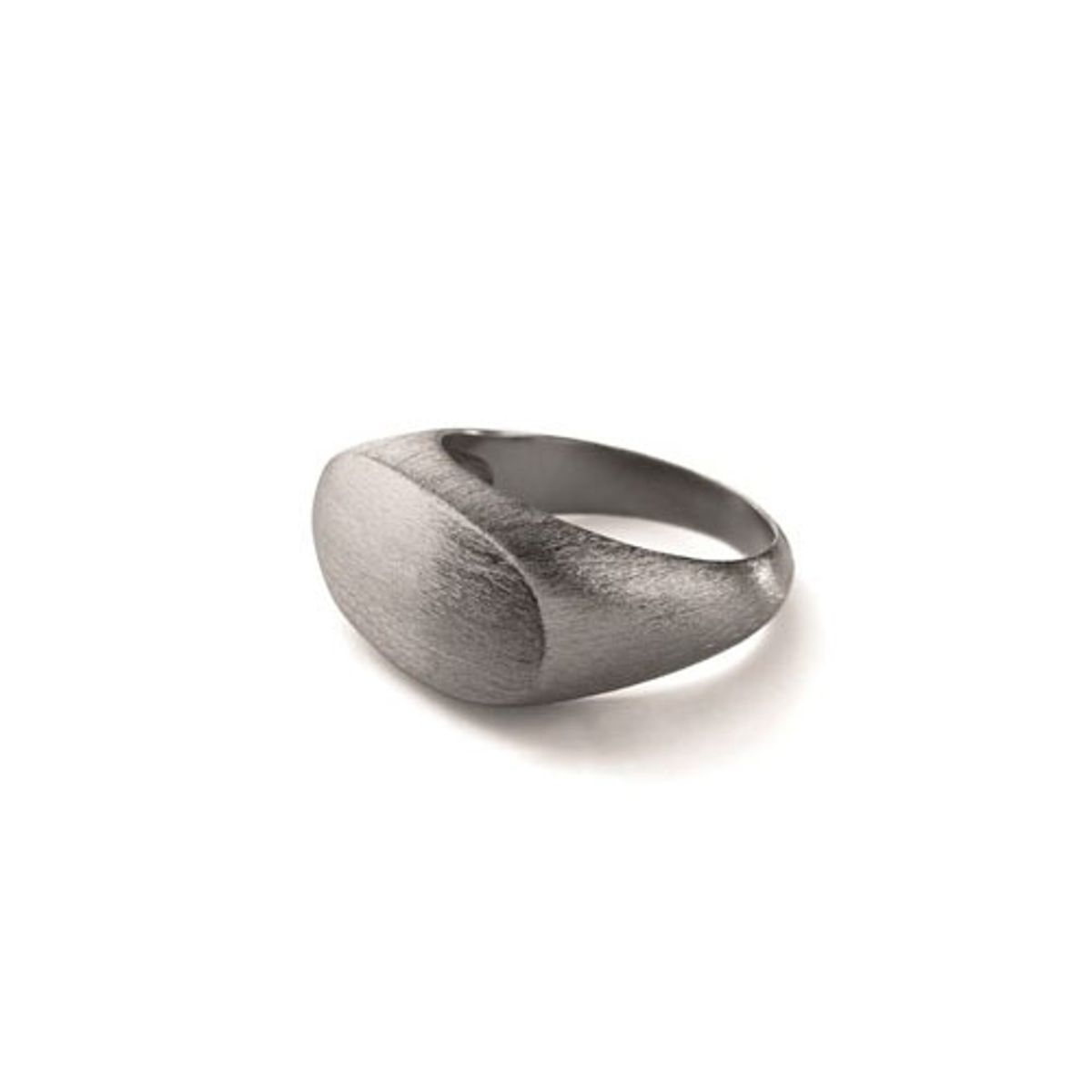 Pernille Corydon Oval Statement Rhodineret Sølv Ring